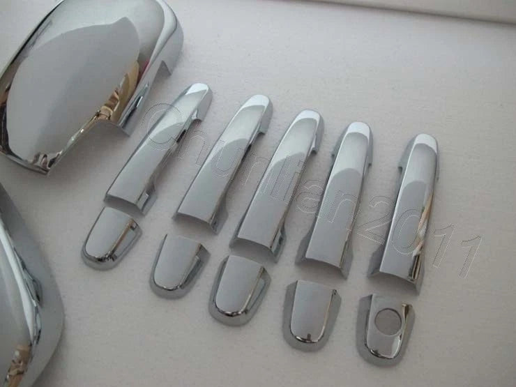 Chrome Door Handle & Side Mirror Covers for Toyota Rav4 (2006-2012)