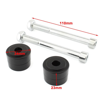 Ducati Hypermotard 821 Black Handle Bar Risers (2013-2015)