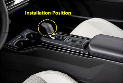 Gear Shift Knob Lid Cover Trim for 2023-2024 Toyota Prius (2023-2024)