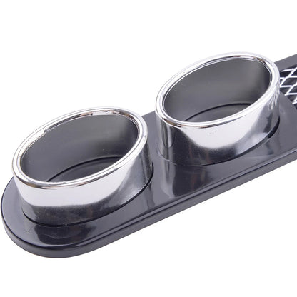 Universal Grey Rear Bumper Diffuser with Exhaust Tip for Car Model