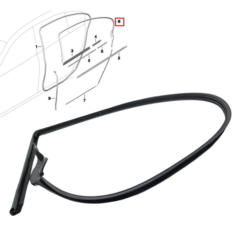 Rear Left Door Roof Seal for BMW