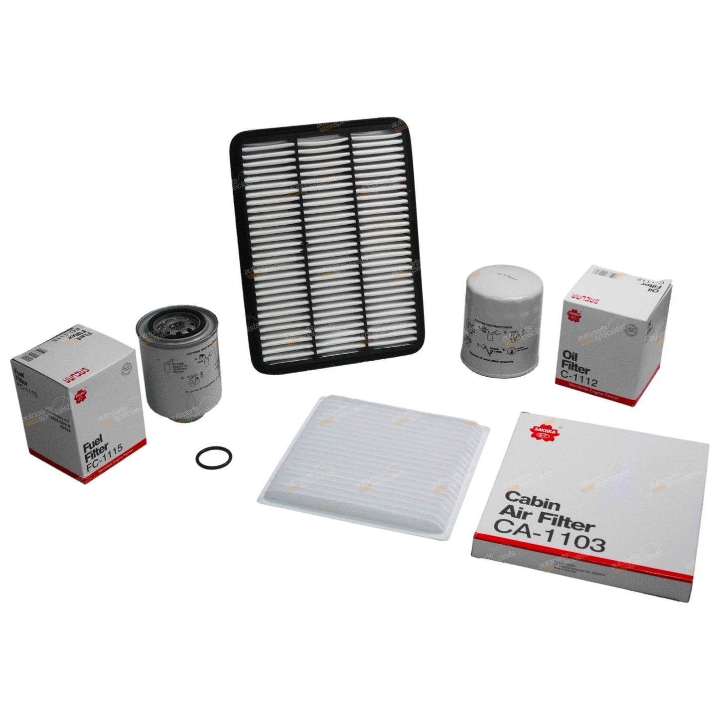 Air Oil Fuel & Cabin Filter for Landcruiser Prado KZJ120 (2002–2009)