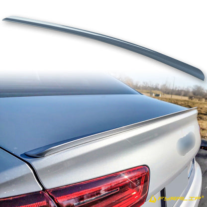 Blue Boot Lip Spoiler for Audi A6 C7 Sedan (2012-2018)