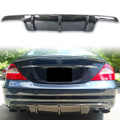 Rear Bumper Diffuser Cover for Mercedes C219 CLS55 AMG (2006-2008)
