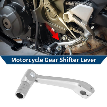 Folding Shifter Lever for Honda CRF150F (2003-2017) Silver Tone