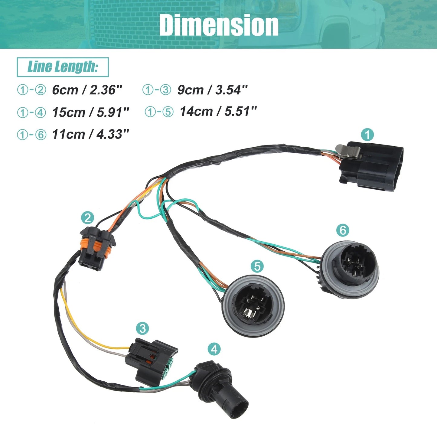 Headlamp Wire Harness for GMC Sierra Chevrolet Silverado (2007-2014)