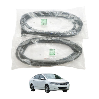 Front Door Weatherstrip Rubber Seals for Honda City 2008-2013