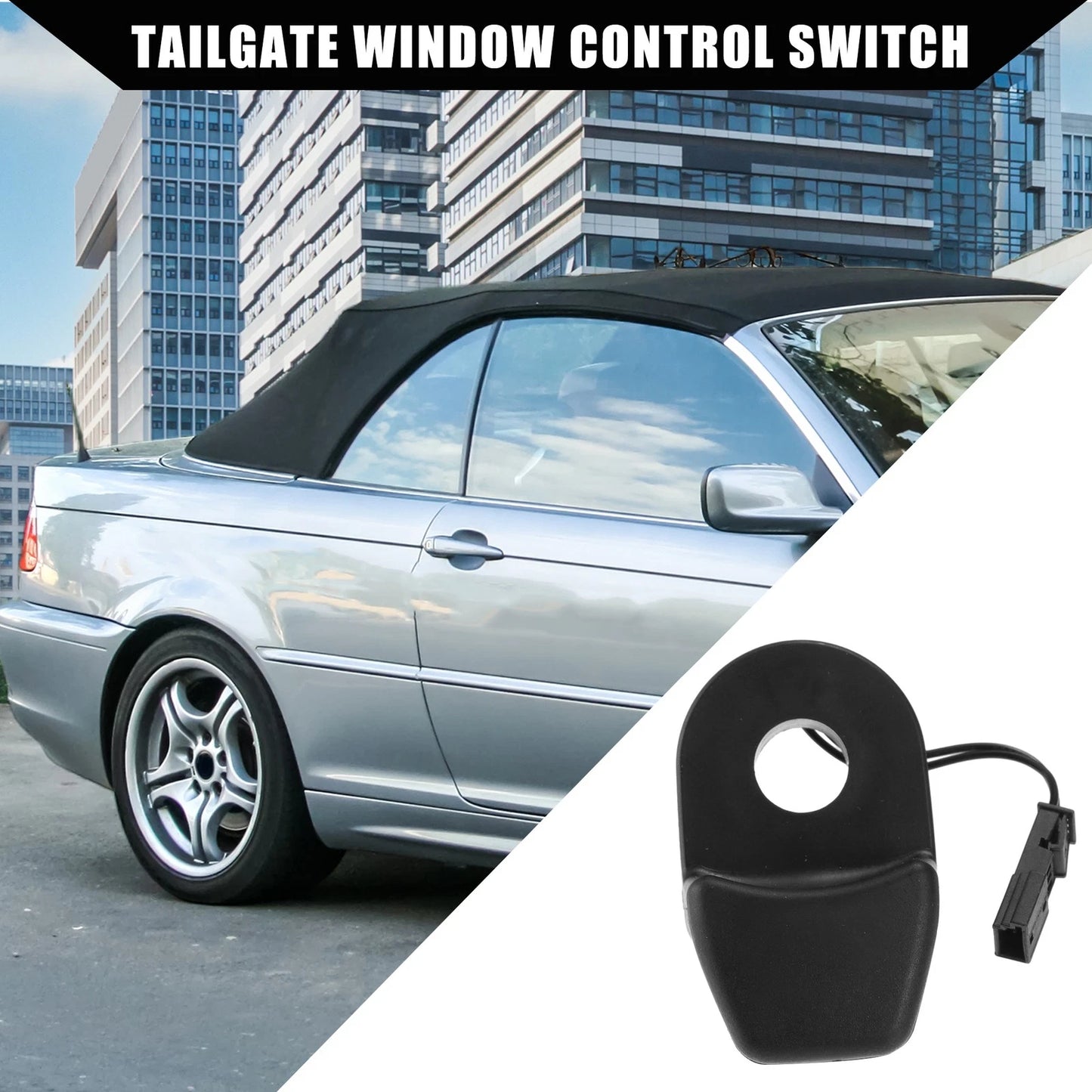 Car Tailgate Window Switch for BMW E46 E91 E61 (2001-2013) - Durable 1 x Pcs