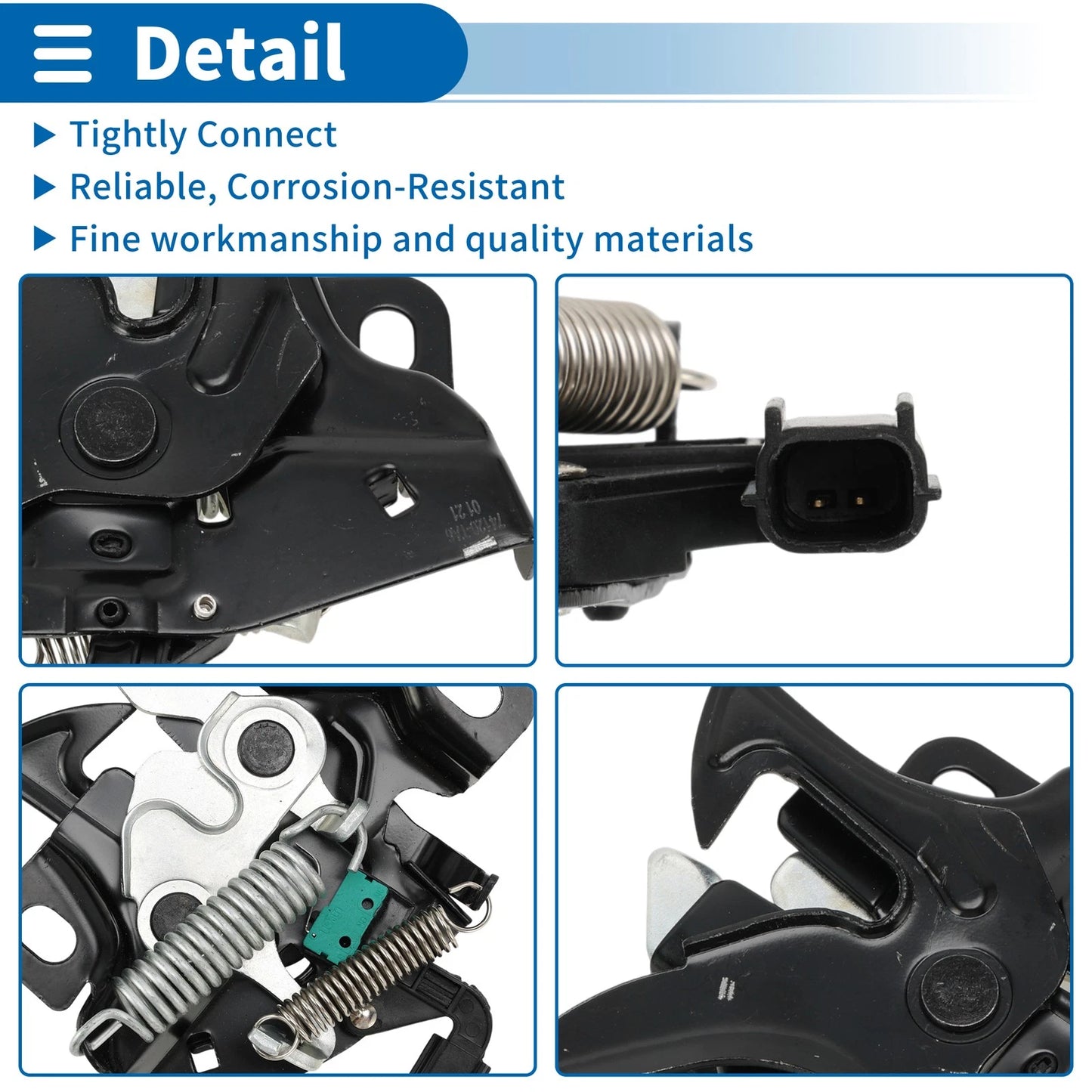 Hood Latch Assembly for Honda Accord 2.4L 3.5L (2008-2012)