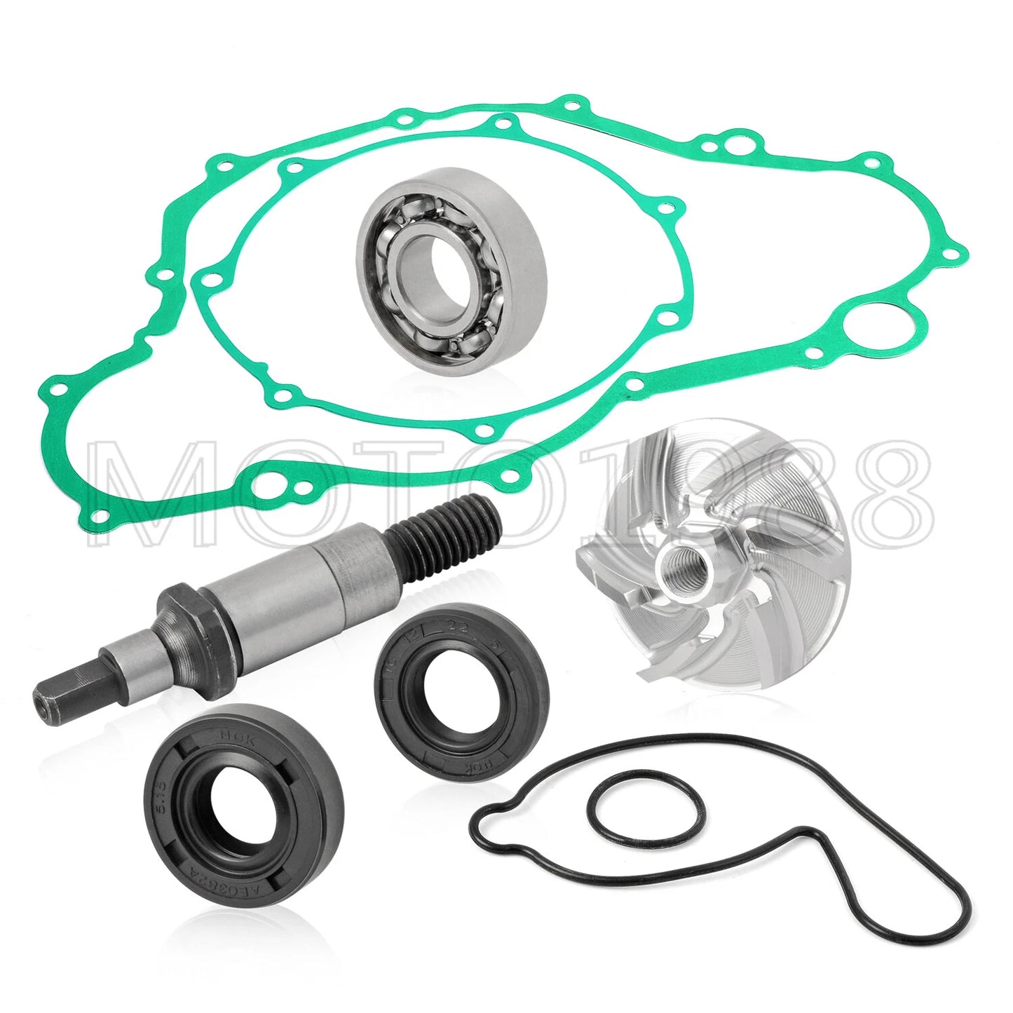 Water Pump Repair Kit Seal Shaft Gaskets for Yamaha YFZ450 (2004–2013)