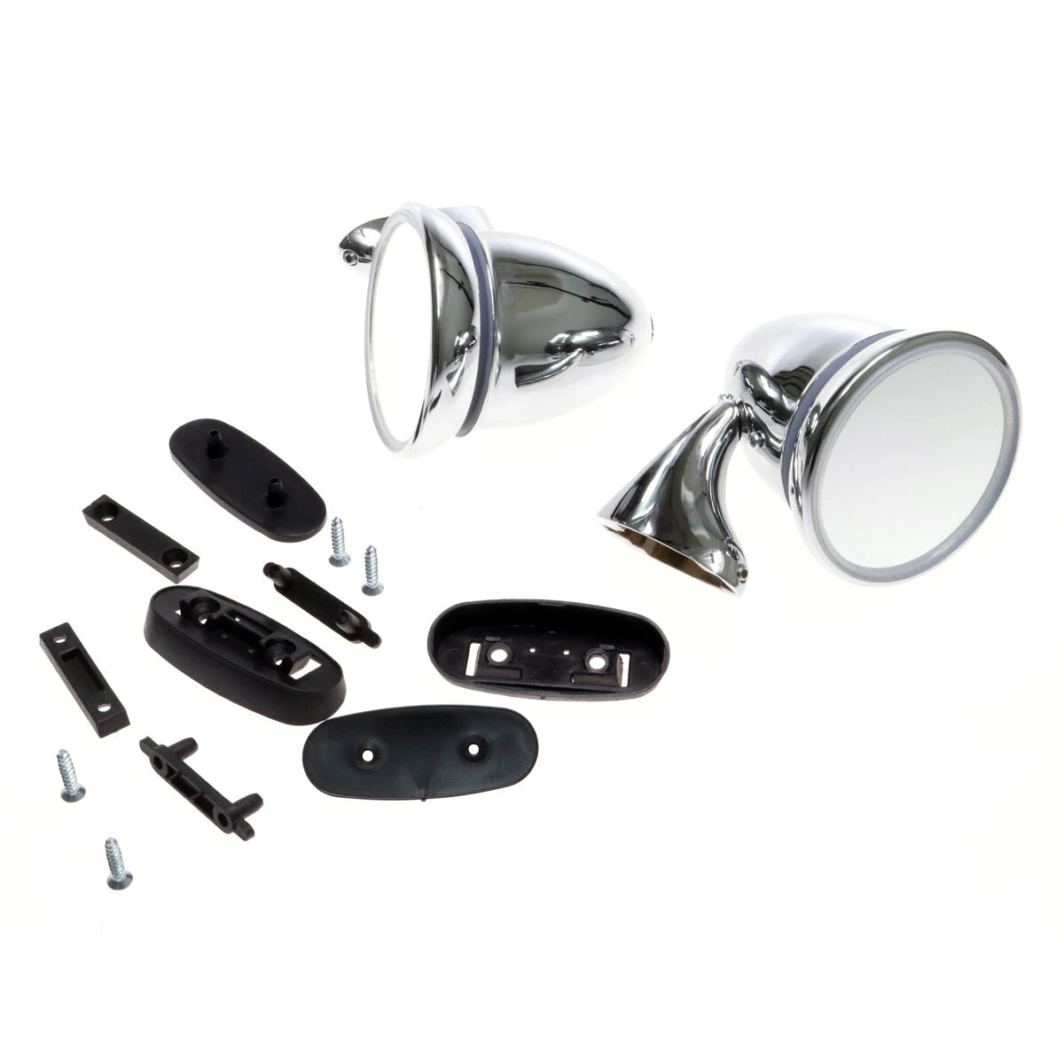 Chrome Bullet Door Fender Mirror for MG MGB MGC GT Roadster Coupe 1968-1980
