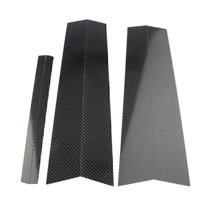 Carbon Fiber Window B Pillar Trim Covers for BMW 3 Series (2013-2018)