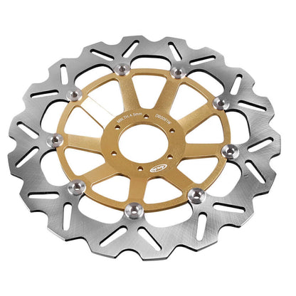 2 x Front Brake Disc Rotors for Honda CBR1100XX (1997-1998) Gold