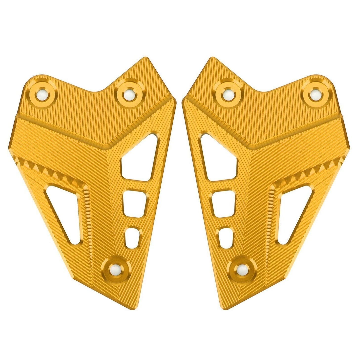CNC Aluminum Heel Guard Set for Kawasaki Z900 (2017-2020) Gold 2 x