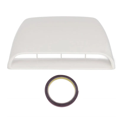White ABS Universal Car Bonnet Vent Cover for Various Makes & Models