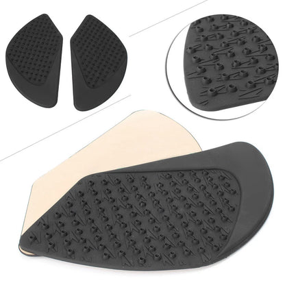 Rubber Tank Traction Pad Side Gas Knee Protector for Kawasaki Z650 (2017-2019)