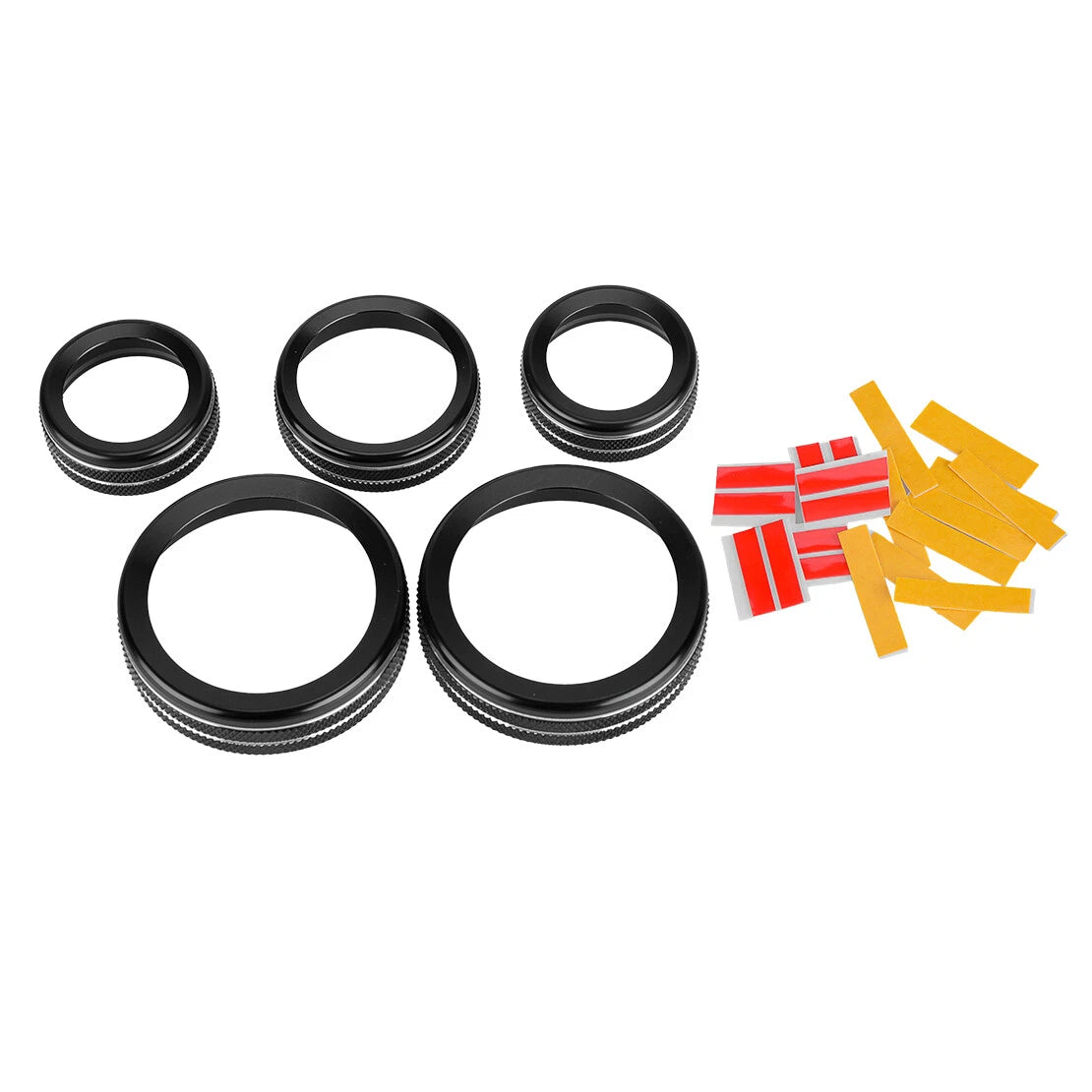 5 x Center Console Knob Trim Ring Covers for Ford Maverick (2022-2023)