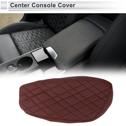 Car Center Console Cover for BMW X1 2016-2022 Wine Red 1 x Cover