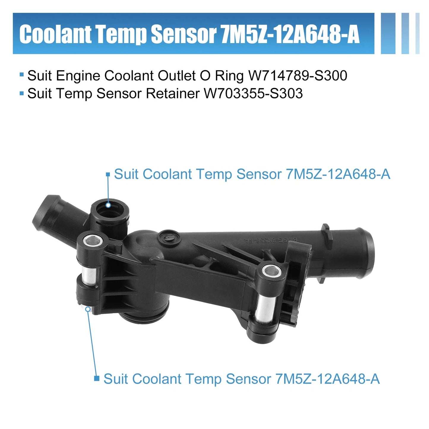 Engine Water Outlet Connect Adapter for Ford Escape Fusion Fiesta (2013-2020)