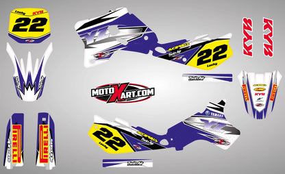 Full Custom Graphic Kit for Yamaha YZ 80 (1993-2001) - SHOCKWAVE Style