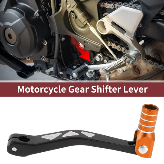 Folding Motorcycle Gear Shifter Lever for Yamaha TTR 50cc Black and Orange