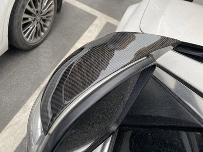 Horn Carbon Fiber Side View Mirror Cover fits Benz C Class W205  C200 C260 C300