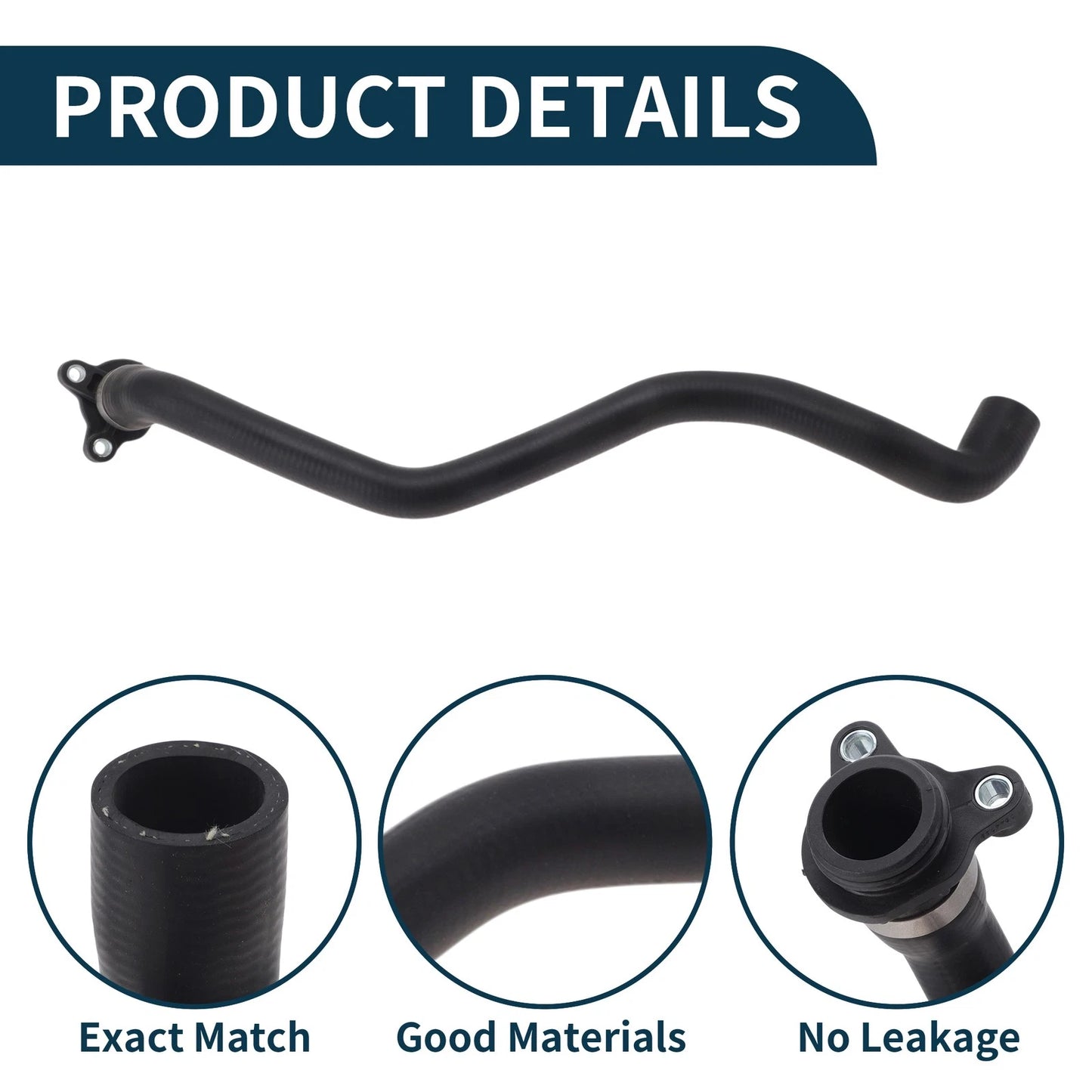 Radiator Hose for BMW X3 3.0L 2009-2017 Coolant Pipe (2009-2017)
