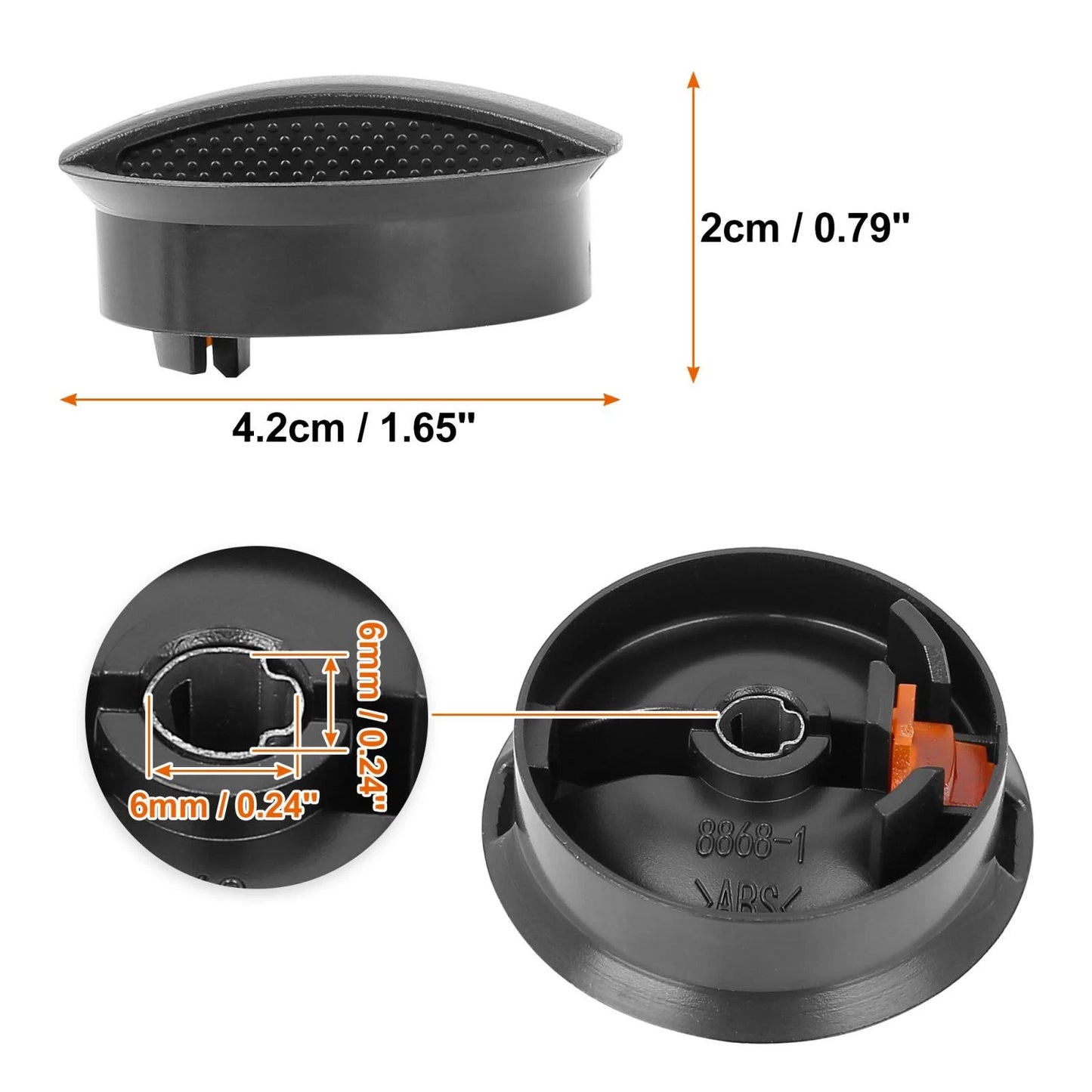 3 x AC Climate Control Knob Switch for Toyota Tacoma (2005-2010)