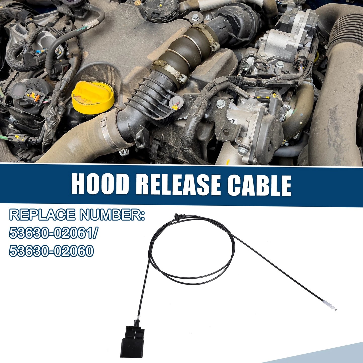 Hood Release Cable for Toyota Corolla Matrix (2003–2008)