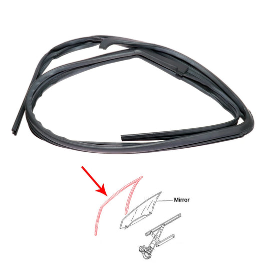 Front Door Glass Run Channel for Toyota Hilux Surf 4Runner 1989-2002