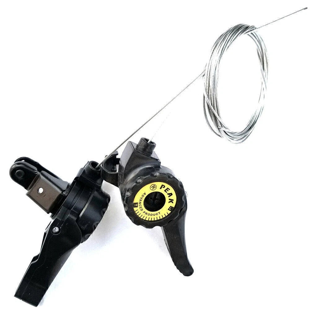 Universal Bicycle Shift Lever for MTB Mountain Bike 15/18/21 Speed w/ Cable