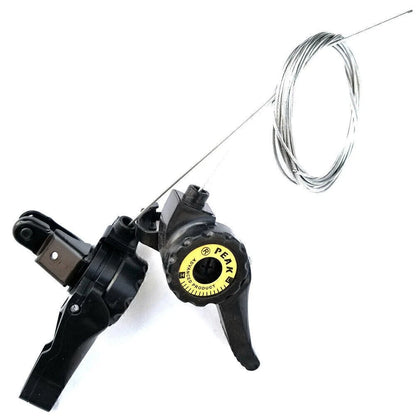 Universal Bicycle Shift Lever for MTB Mountain Bike 15/18/21 Speed w/ Cable