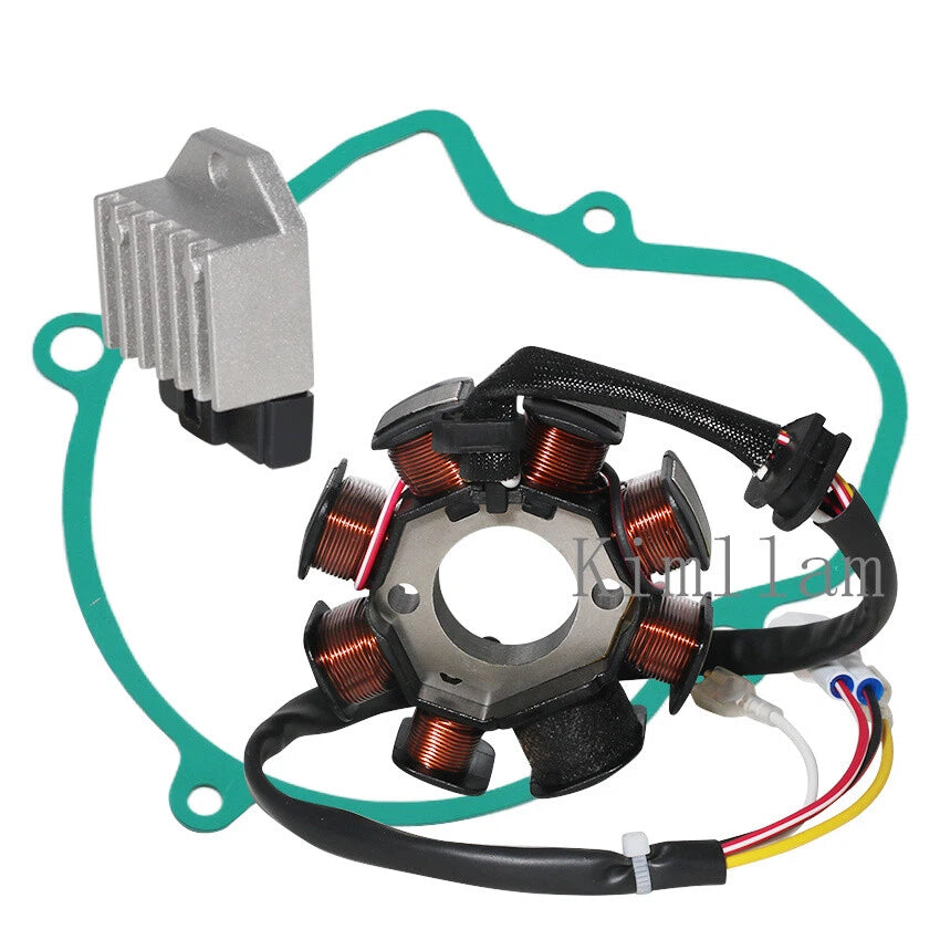 Stator Coil, Regulator Rectifier, Gasket for KTM 400 450 520 525 EXC MXC (2000-2007)