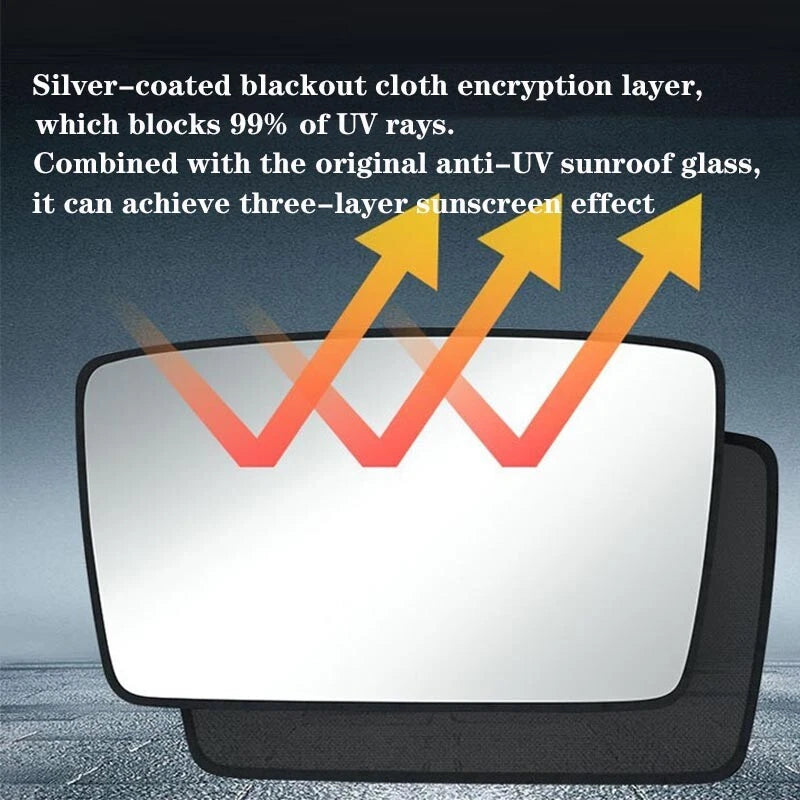 Glass Roof Sunshade for Tesla Model Y (2020–2023)