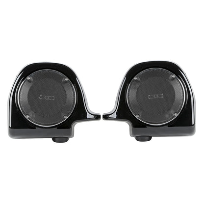 Lower Fairings 6.5'' Speakers Grills Box Pods for Harley Touring (1988-2013)