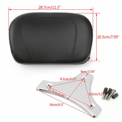 Sissy Bar Back Cushion for Harley Street Electra Glide Road King (2014-2023)