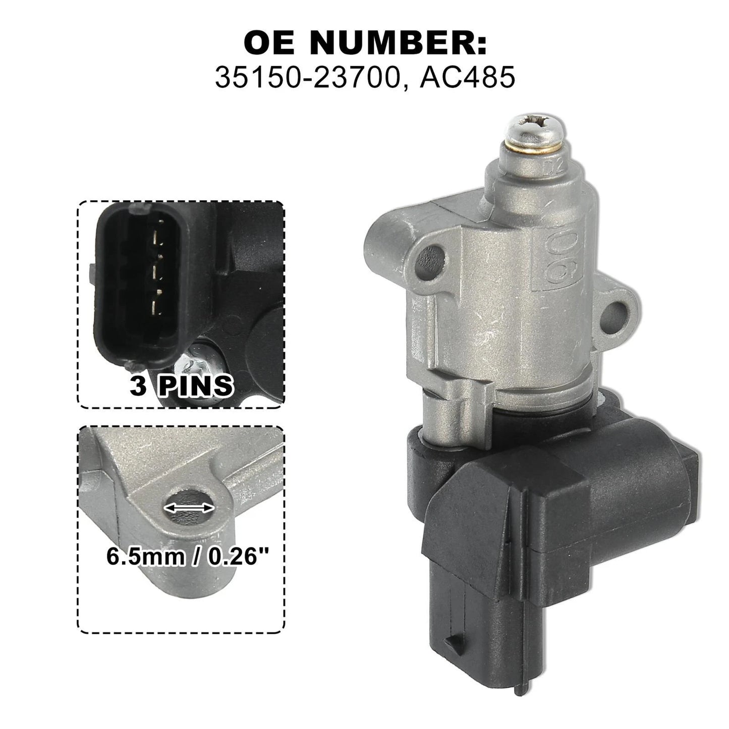 Idle Air Control Valve IACV for Kia Hyundai (2003-2010)