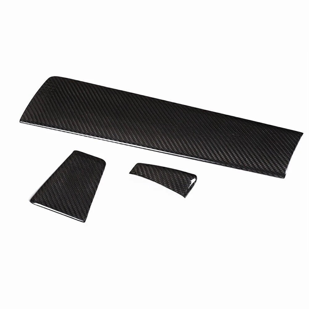 3 x Carbon Fiber Dashboard Center Console Covers for Porsche Macan (2014-2021)