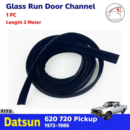 Glass Run Door Channel Universal 2M 1Pc Fits Datsun 620 720 Pickup 1972-86 D06