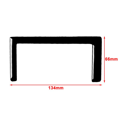 Black Gear Shift Panel Storage Box Cover Trim for BMW 3 Series (1991-1999)