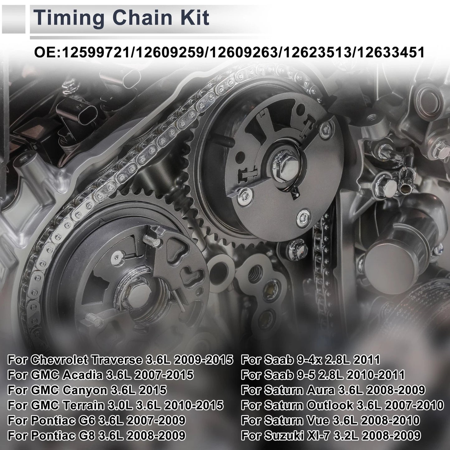 Timing Chain Kit for Chevrolet Traverse Buick Enclave (2009-2016)