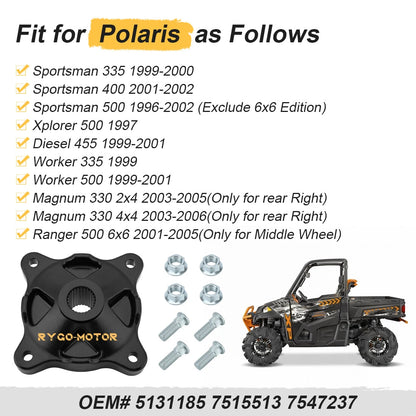 Rear Wheel Hub & Studs for Polaris Sportsman (1996–2002)