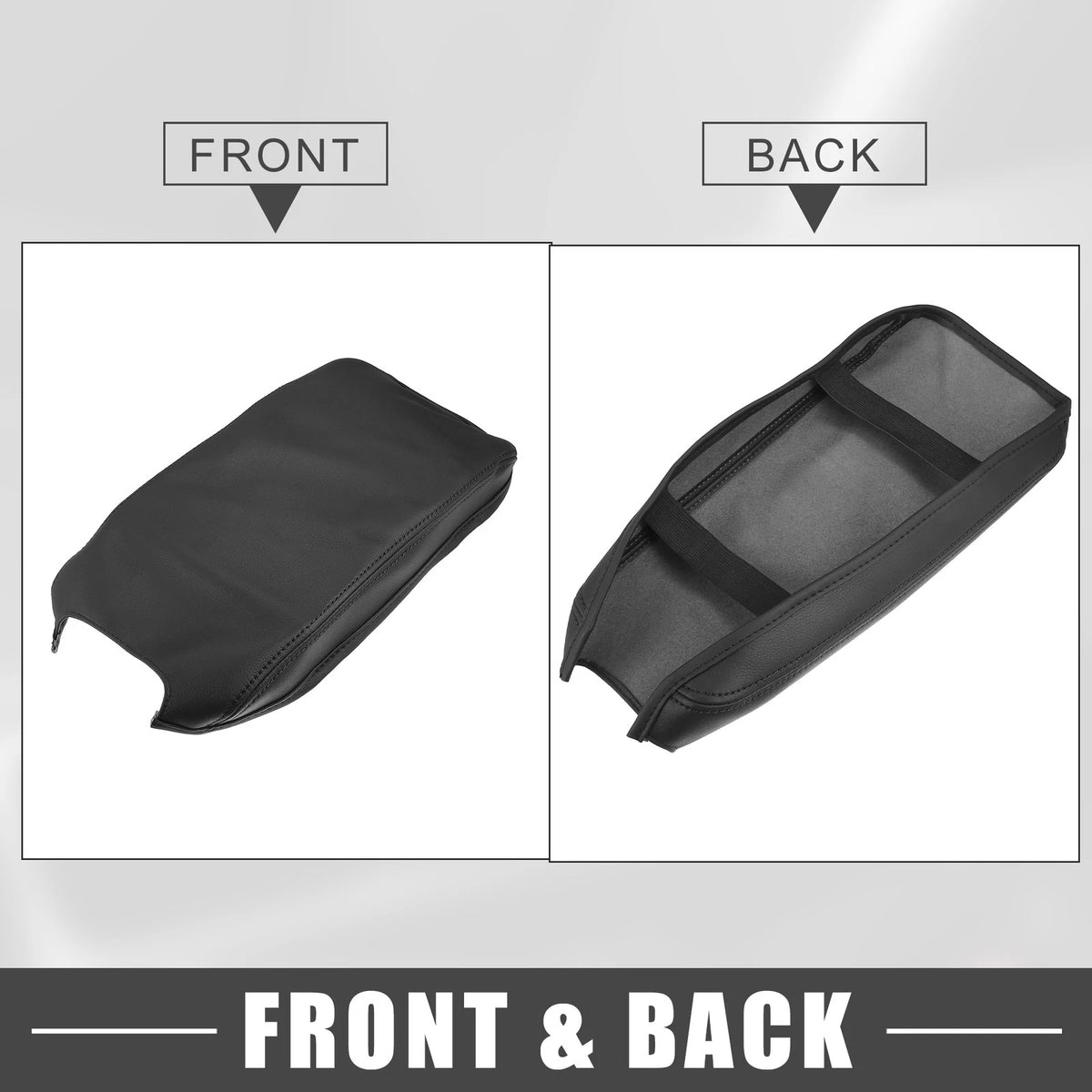 Center Console Armrest Cover Pad for Toyota Camry Hybrid (2012-2017) Black