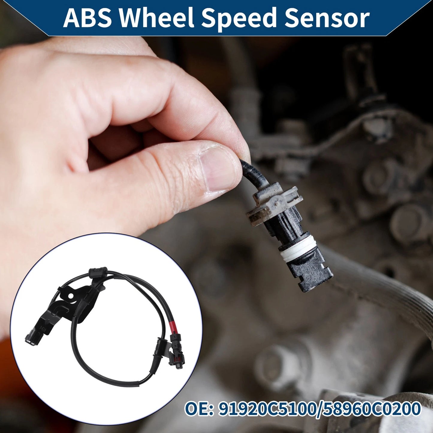 ABS Wheel Speed Sensor for KIA SORENTO 2WD (2003-2009)