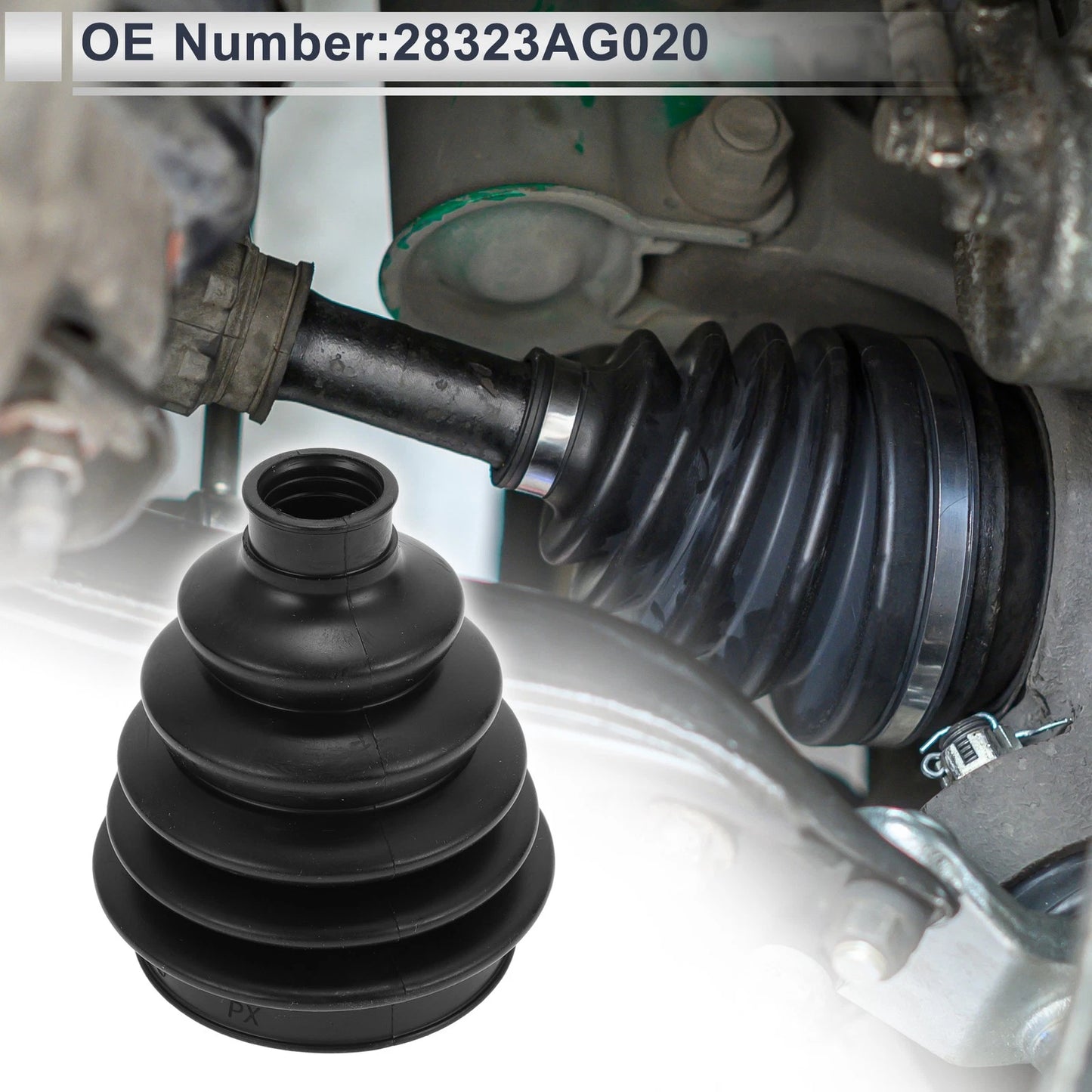 Outer CV Joint Boot Kit with Clamps for Subaru Crosstrek (2013-2017)