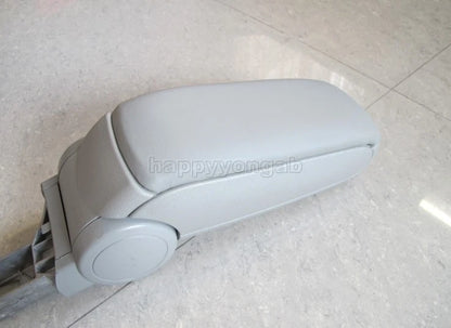 Central Console Armrest for Audi A4 S4 Leather Gray (2002-2006)