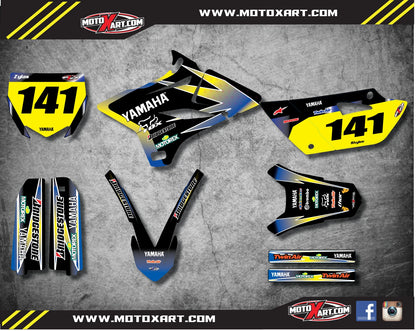 Custom Graphic Kit for YAMAHA YZ 85 (2015-2017) - SUNRISE Style Stickers
