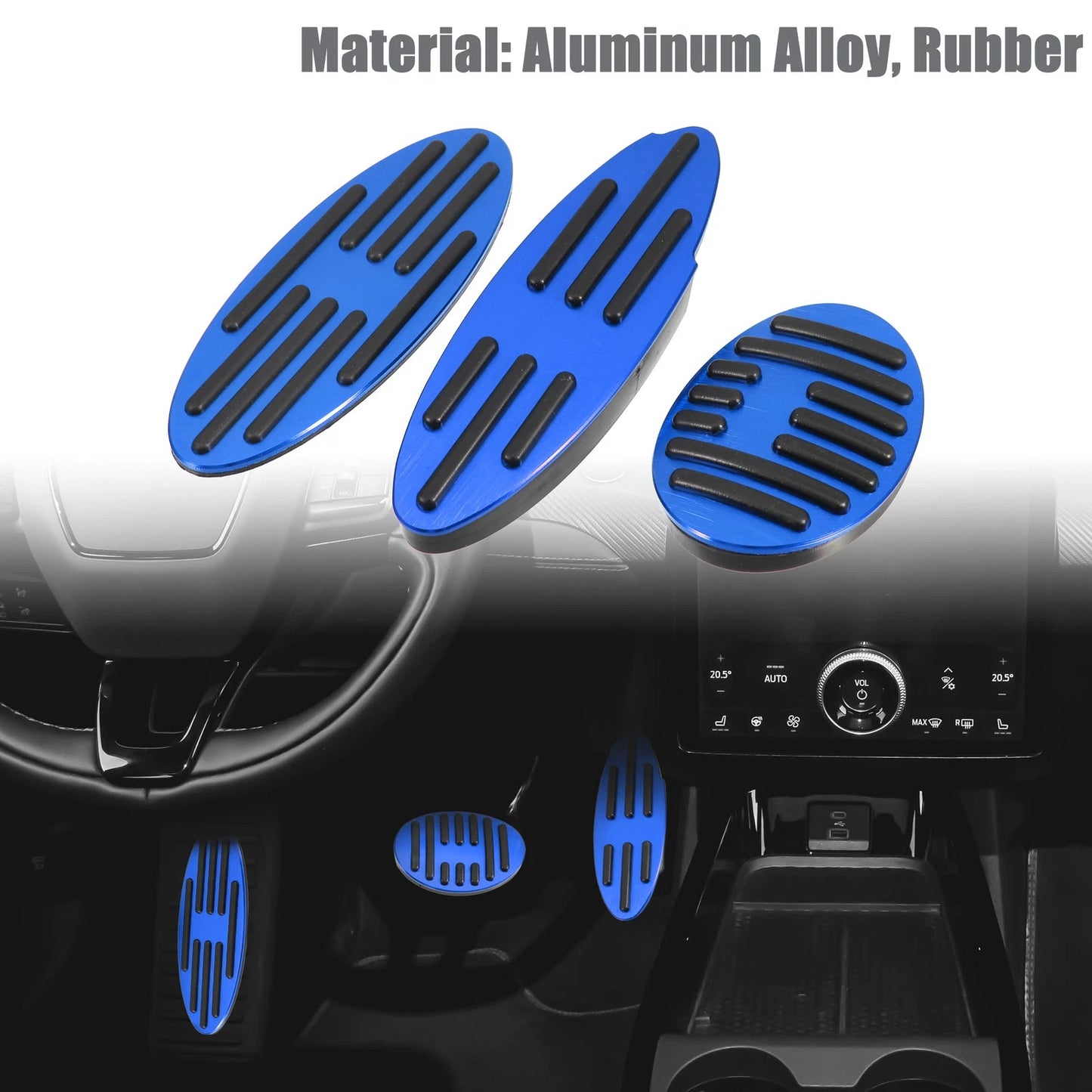 Aluminum Alloy Brake & Gas Pedals Set for BMW Mini Crossover (2001-2023)