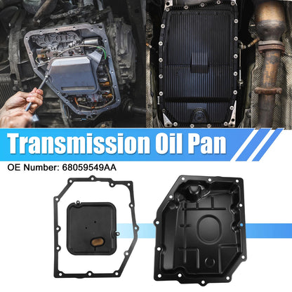 1 x Set Transmission Oil Pan with Filter and Gasket for Chrysler