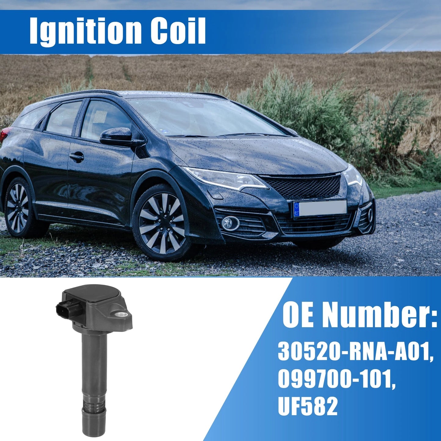 Ignition Coil for Honda Civic 2006-2011 - 2 x Auto Ignition Coils